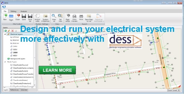 Design and run your electrical distribution system more effectively with DESS.
