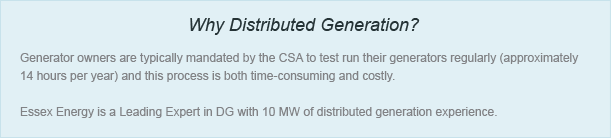 Why Distributed Generation?